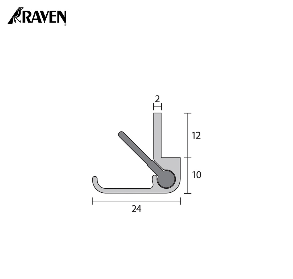 RAVEN® ASTRAGALS - MEETING STILE SEALS, RP16SI