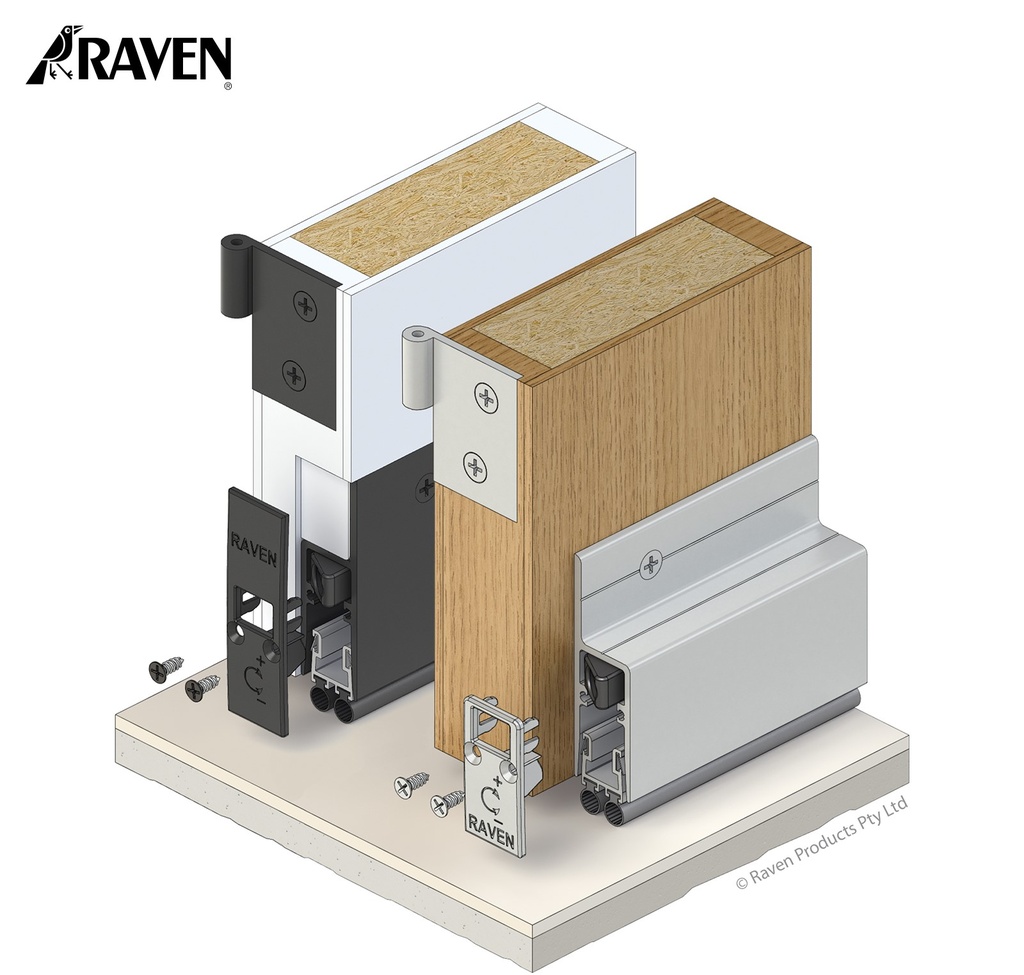 RAVEN® AUTOMATIC DOOR BOTTOM SEALS, RP126SI