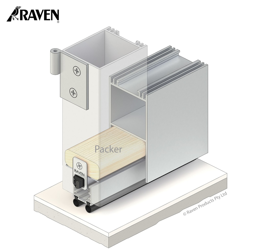 RAVEN® AUTOMATIC DOOR BOTTOM SEALS, RP144SI