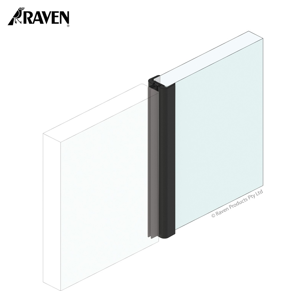 RAVEN® ASTRAGALS - MEETING STILE SEALS FOR FRAMELESS GLASS, RP79SI