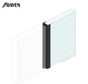 RAVEN® ASTRAGALS - MEETING STILE SEALS FOR FRAMELESS GLASS, RP79SI