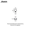 RAVEN® SILICON WEATHER STRIPPING, RP540