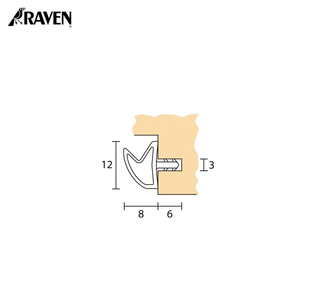 RAVEN® TPR WEATHER STRIPPING, RP600