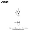 RAVEN® TPR WEATHER STRIPPING, RP640