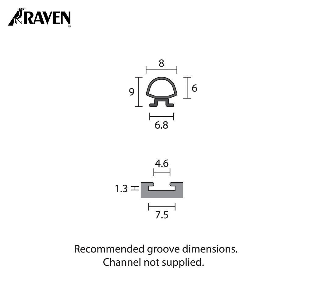 RAVEN® TPR WEATHER STRIPPING, RP680