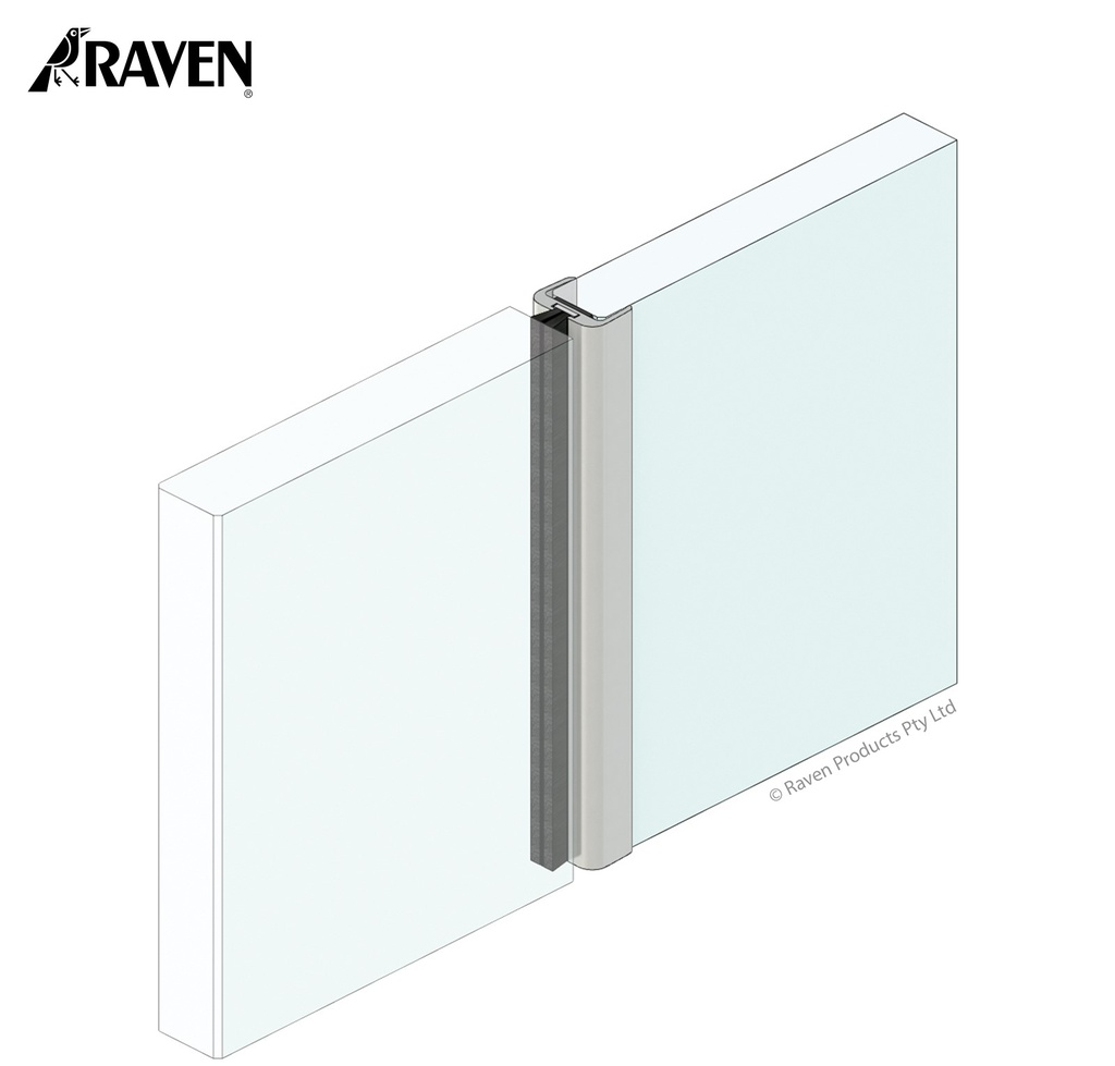 RAVEN® ASTRAGALS - MEETING STILE SEALS FOR FRAMELESS GLASS, RP88