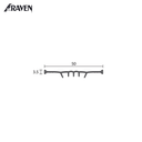 RAVEN® DOOR BOTTOM SEALS - GARAGE SEALS, RP143