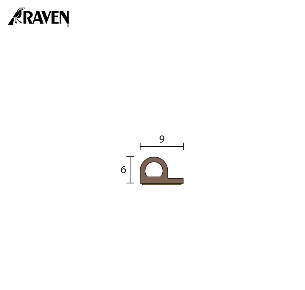 RAVEN® DOOR FRAME OR PERIMETER SEALS - DOOR & WINDOW WEATHER STRIP, RP48