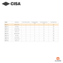 CISA PF10-15 BOTTOM PATCH FITTINGS