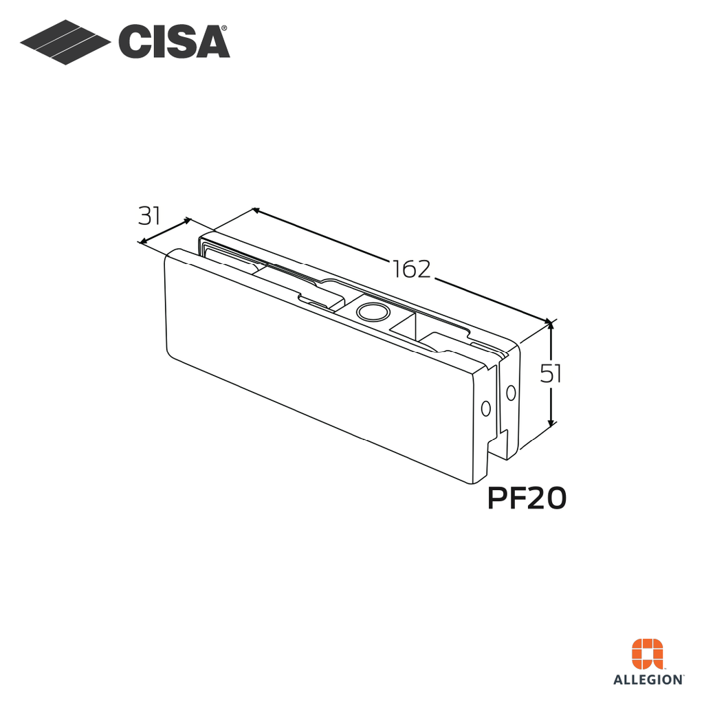 CISA PF20 TOP PATCH FITTINGS