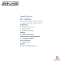 SCHLAGE S-3200 DIGITAL DOOR LOCK