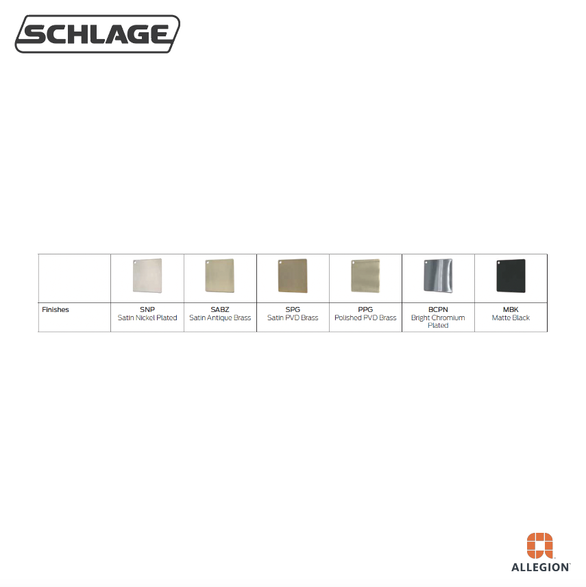 SCHLAGE EC904 PRIVACY CYLINDER 35/35MM
