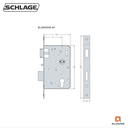 SCHLAGE EL3060HD HEAVY DUTY MORTISE PANIC LOCK