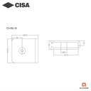 CISA CI-GC-0 GLASS CONNECTORS