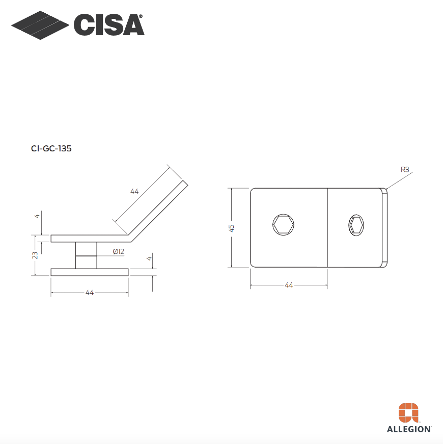 CISA CI-GC-135 GLASS CONNECTORS