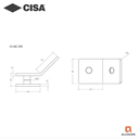 CISA CI-GC-135 GLASS CONNECTORS
