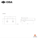 CISA CI-GC-180 GLASS CONNECTORS