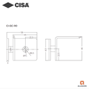 CISA CI-GC-90 GLASS CONNECTORS