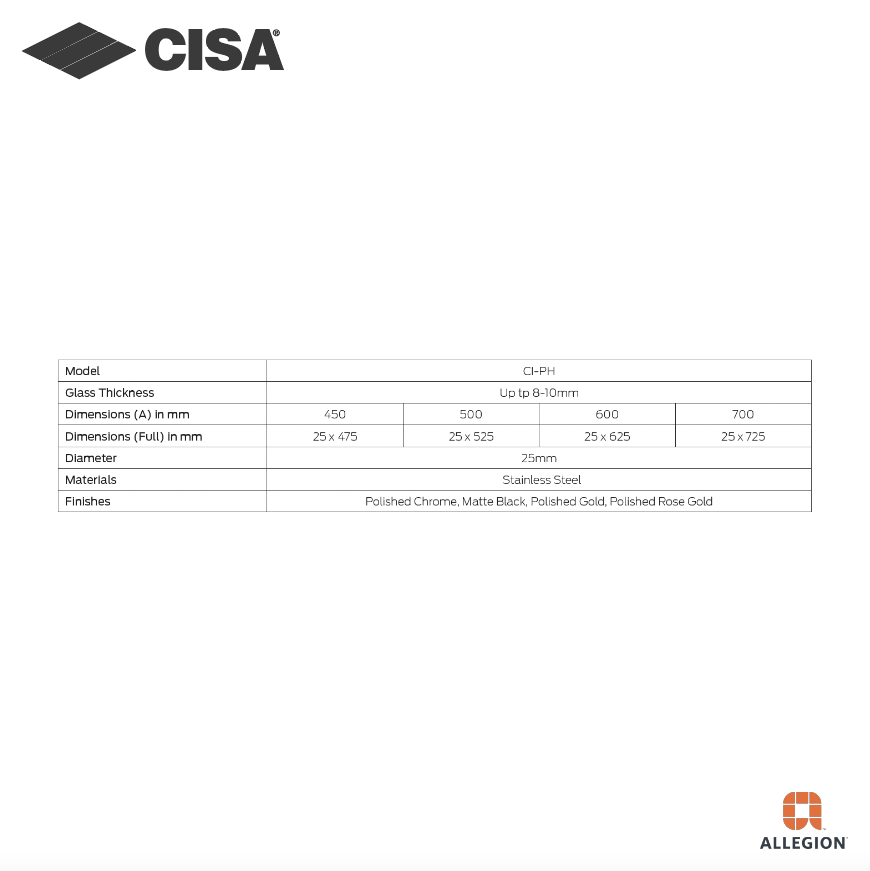 CISA CI-PH PULL HANDLES