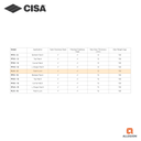 CISA PL10-15 BOTTOM LOCK WITHOUT CYLINDER