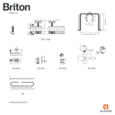 BRITON SDF80A-SYN BI-PARTING SYNCHRONISE SLIDING DOOR GEAR