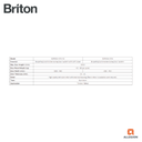 BRITON SDF80A-SYN-SC BI-PARTING SYNCHRONISE SLIDING DOOR GEAR WITH SOFT CLOSER
