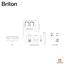 BRITON SDF80A-TEL TELESCOPIC SLIDING DOOR GEAR