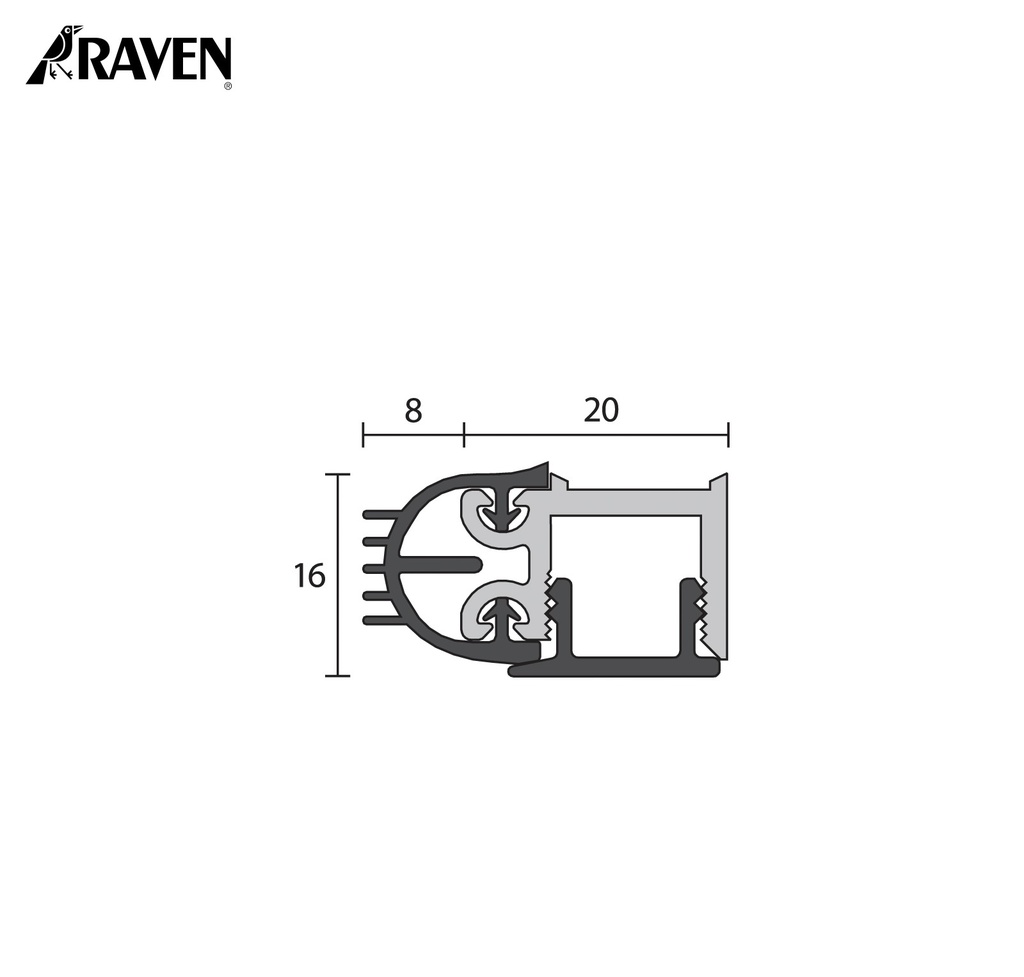 RAVEN® DOOR FRAME OR PERIMETER SEALS, RP10