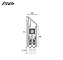 RAVEN® AUTOMATIC DOOR BOTTOM SEALS, RP128SI
