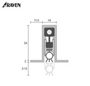 RAVEN® AUTOMATIC DOOR BOTTOM SEALS, RP139SI