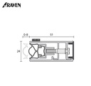 RAVEN® DOOR FRAME OR PERIMETER SEALS, RP24SI