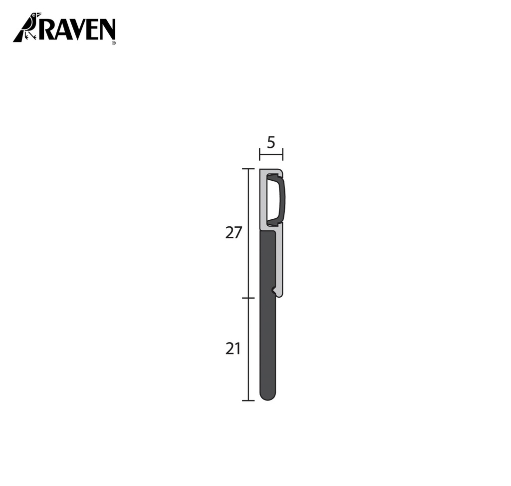RAVEN® DOOR BOTTOM SWEEP SEALS, RP26
