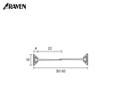 RAVEN® ASTRAGALS - MEETING STILE SEALS FOR FRAMELESS GLASS, RP43SI