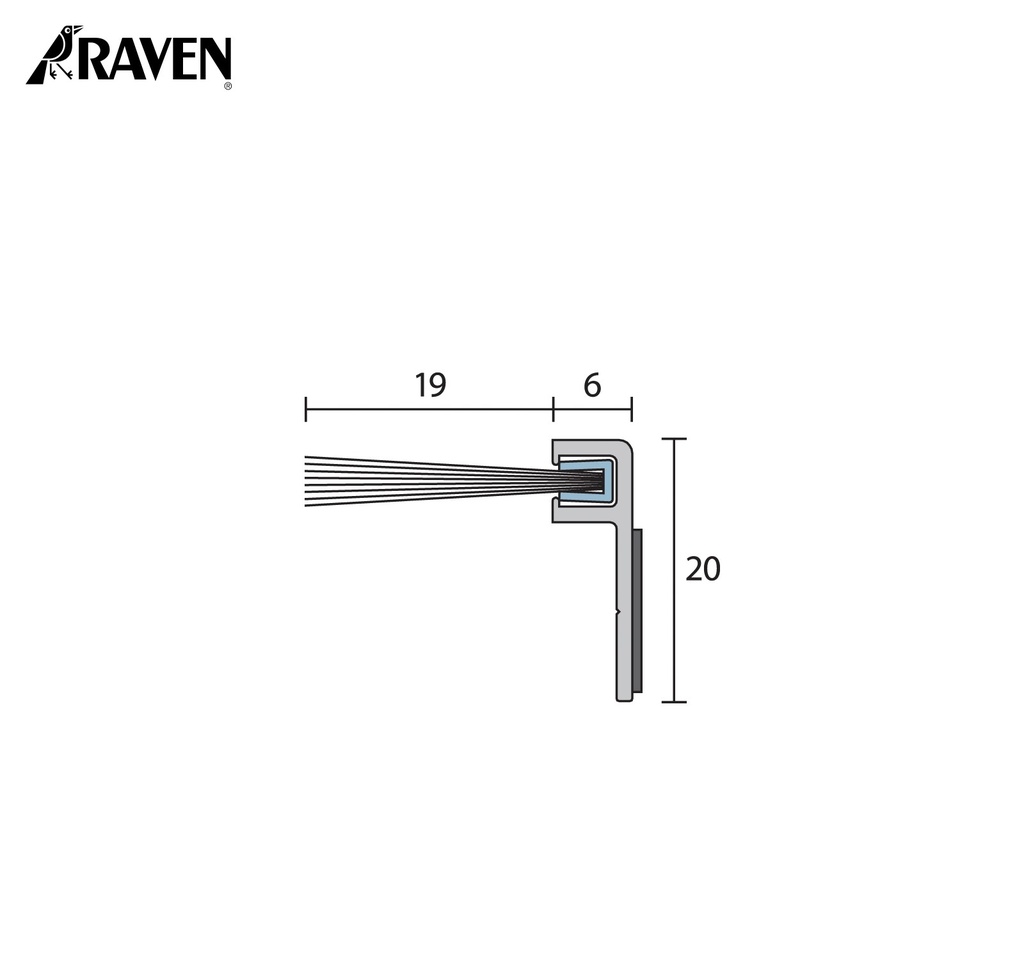RAVEN® BRUSH STRIP SEALS - NYLON FILAMENT, RP49