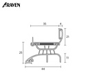 RAVEN® DOOR BOTTOM SWEEP SEALS, RP4FZ
