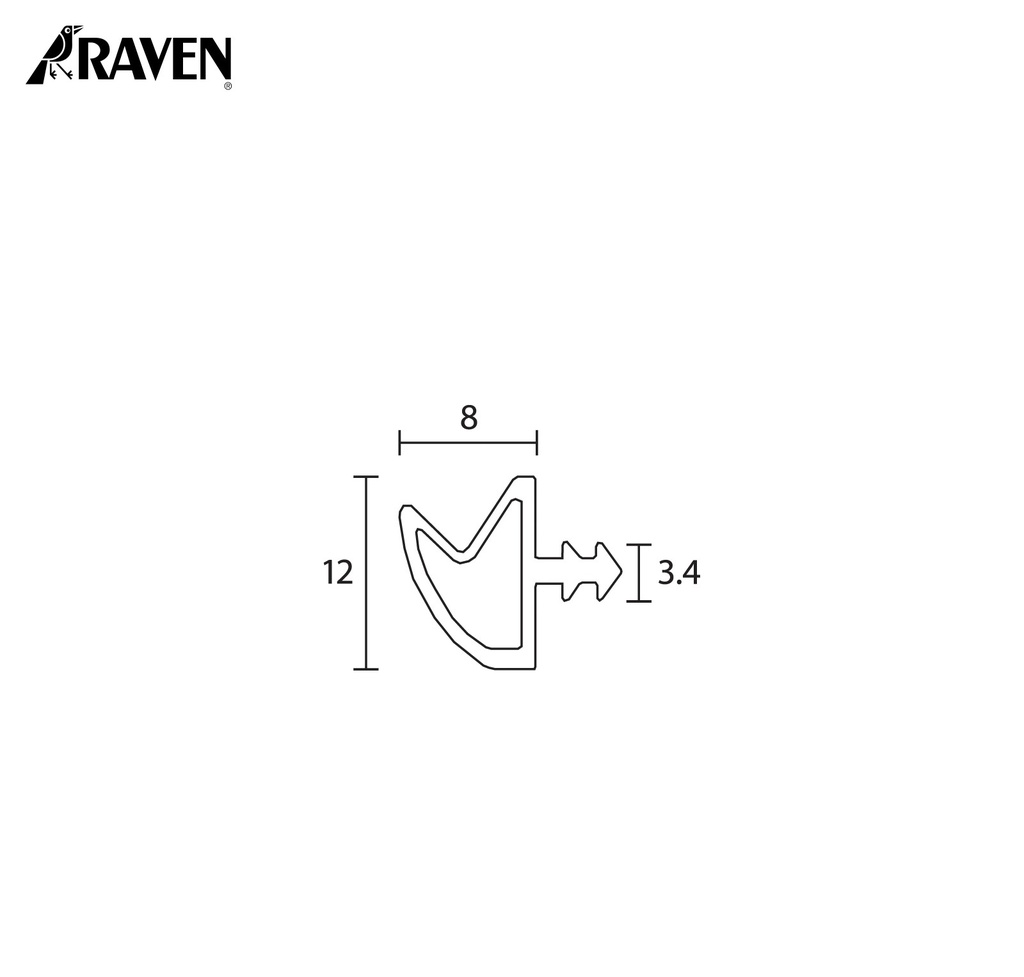 RAVEN® SILICON WEATHER STRIPPING, RP500