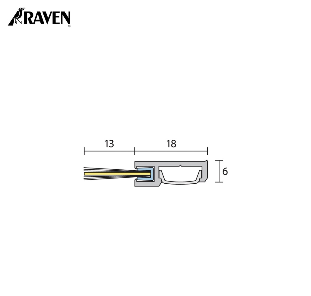 RAVEN® BRUSH STRIP SEALS - NYLON FILAMENT, RP51F