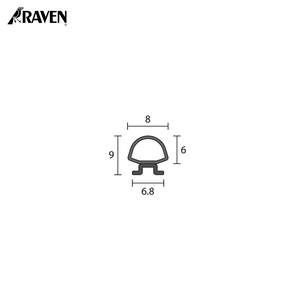 RAVEN® TPR WEATHER STRIPPING, RP680