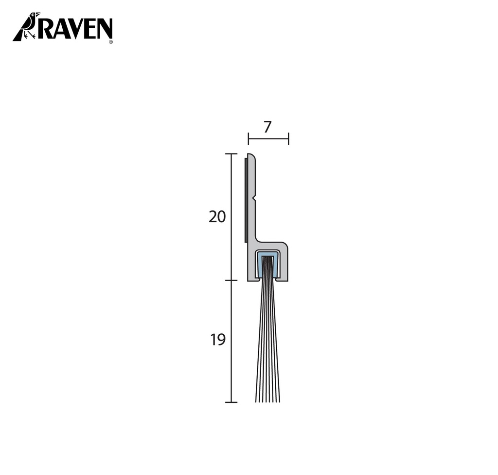 RAVEN® BRUSH STRIP SEALS - NYLON FILAMENT, RP75