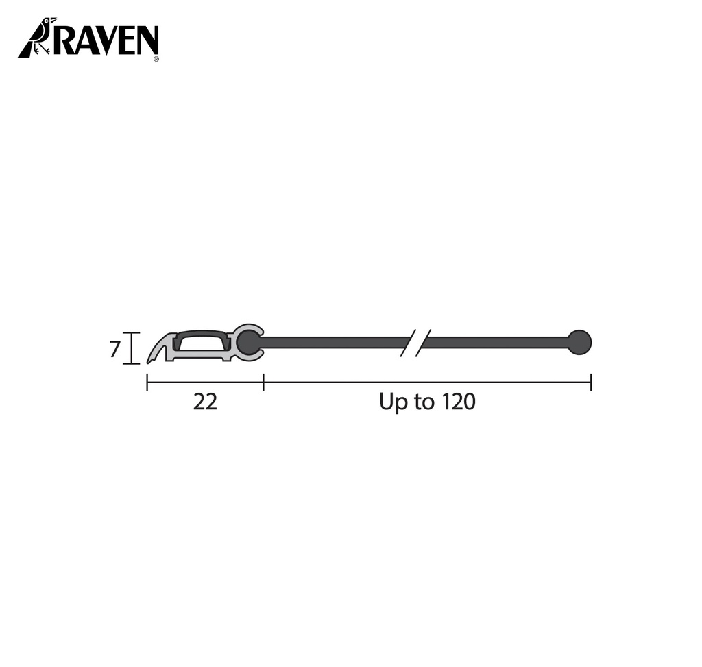 RAVEN® DOOR BOTTOM SWEEP SEALS, RP81
