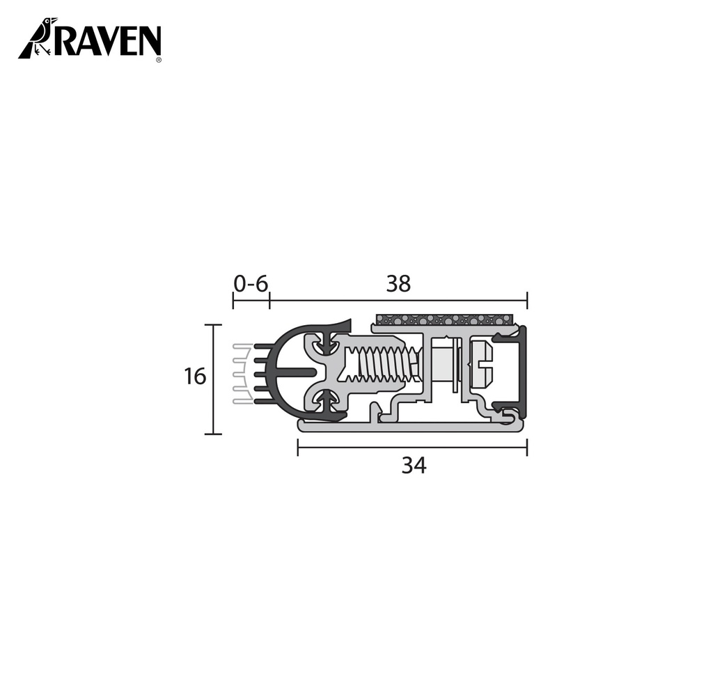 RAVEN® DOOR FRAME OR PERIMETER SEALS, RP87SI