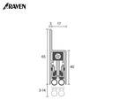 RAVEN® AUTOMATIC DOOR BOTTOM SEALS, RP126SI
