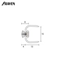 RAVEN® ASTRAGALS - MEETING STILE SEALS FOR FRAMELESS GLASS, RP42