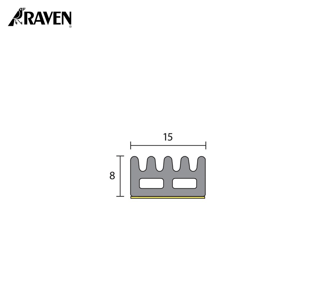 RAVEN® DOOR FRAME OR PERIMETER SEALS - DOOR & WINDOW WEATHER STRIP, RP108