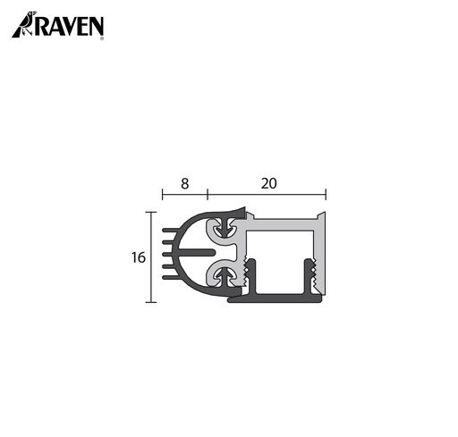 RAVEN® DOOR FRAME OR PERIMETER SEALS, RP10