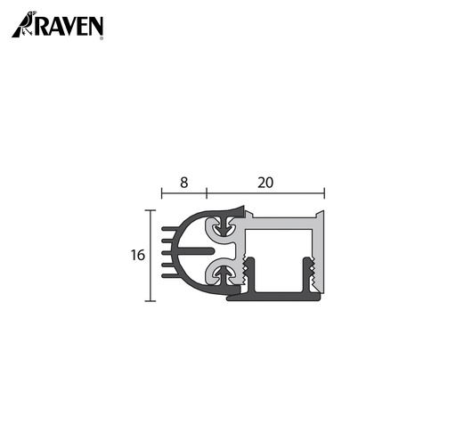 RAVEN® DOOR FRAME OR PERIMETER SEALS, RP10SI