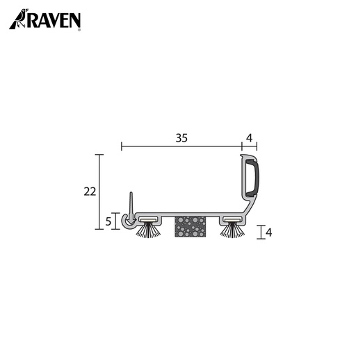RAVEN® DOOR FRAME OR PERIMETER SEALS, RP12