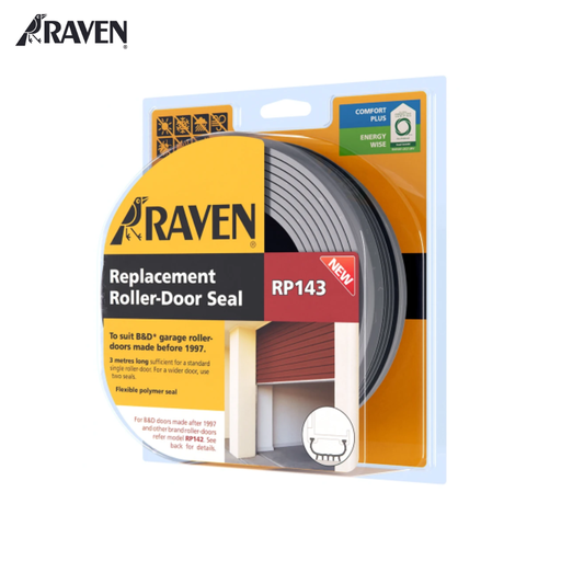 [R143] RAVEN® DOOR BOTTOM SEALS - GARAGE SEALS, RP143