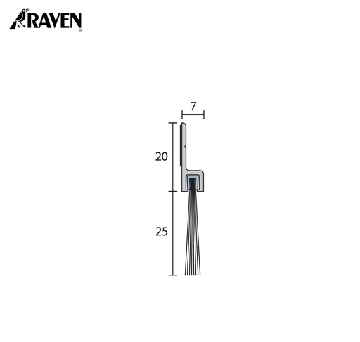 RAVEN® BRUSH STRIP SEALS - NYLON FILAMENT, RP15