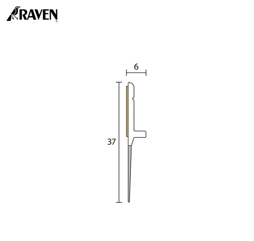 RAVEN® DOOR BOTTOM SWEEP SEALS, RP17B